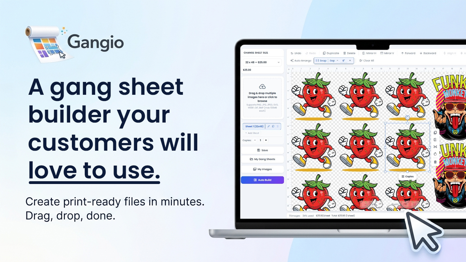 Gangio gang sheet builder preview 1