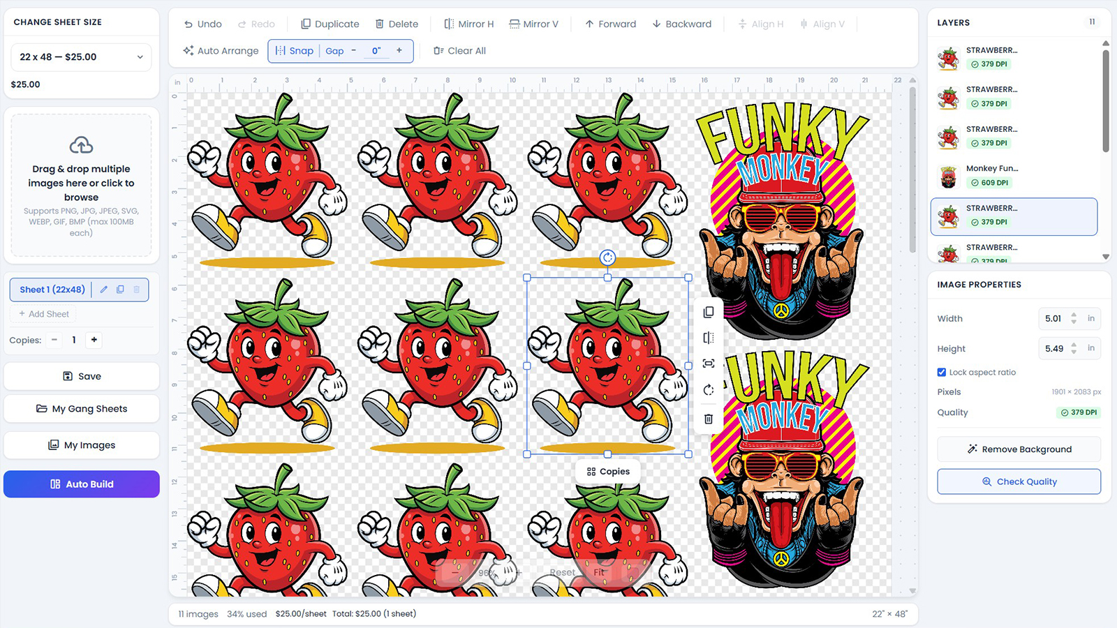 Gangio gang sheet builder preview 7